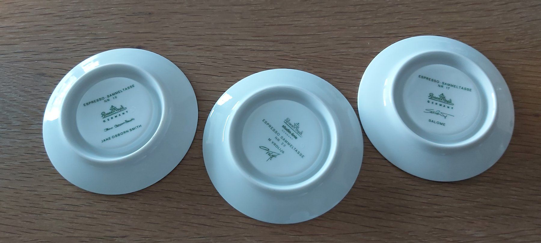 Set di piatti: Sammeltassen Rosenthal – Usato da Eschenz venduto da Miamix 1
