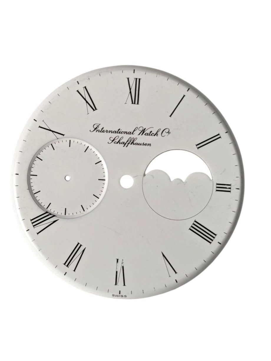 IWC Orologi: IWC Phase de Lune White Dial Zifferblat Cadran – Usato da Apples venduto da the_7jtf