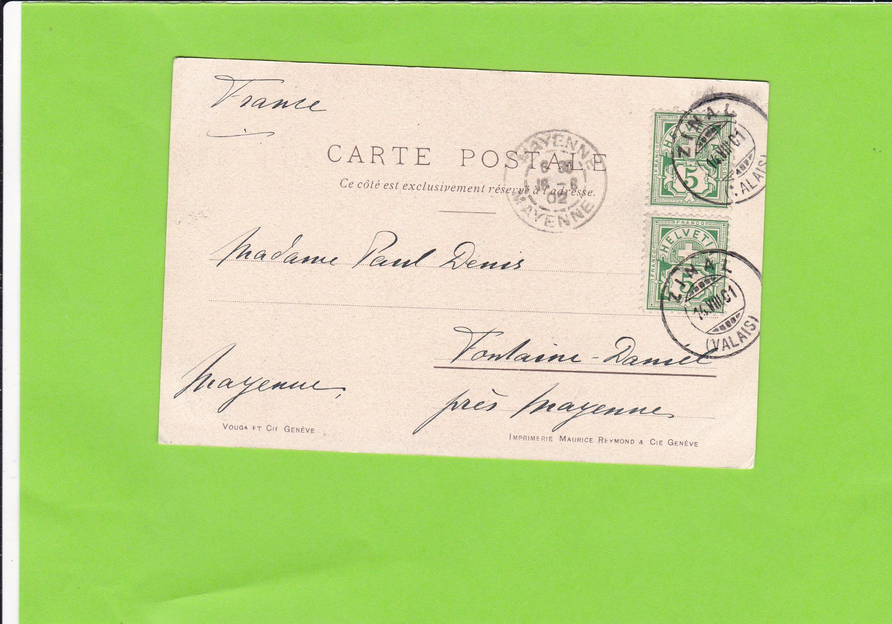 Cartoline postali: Chapelle de Zinal – Usato da St. Peterzell venduto da neckertal 1