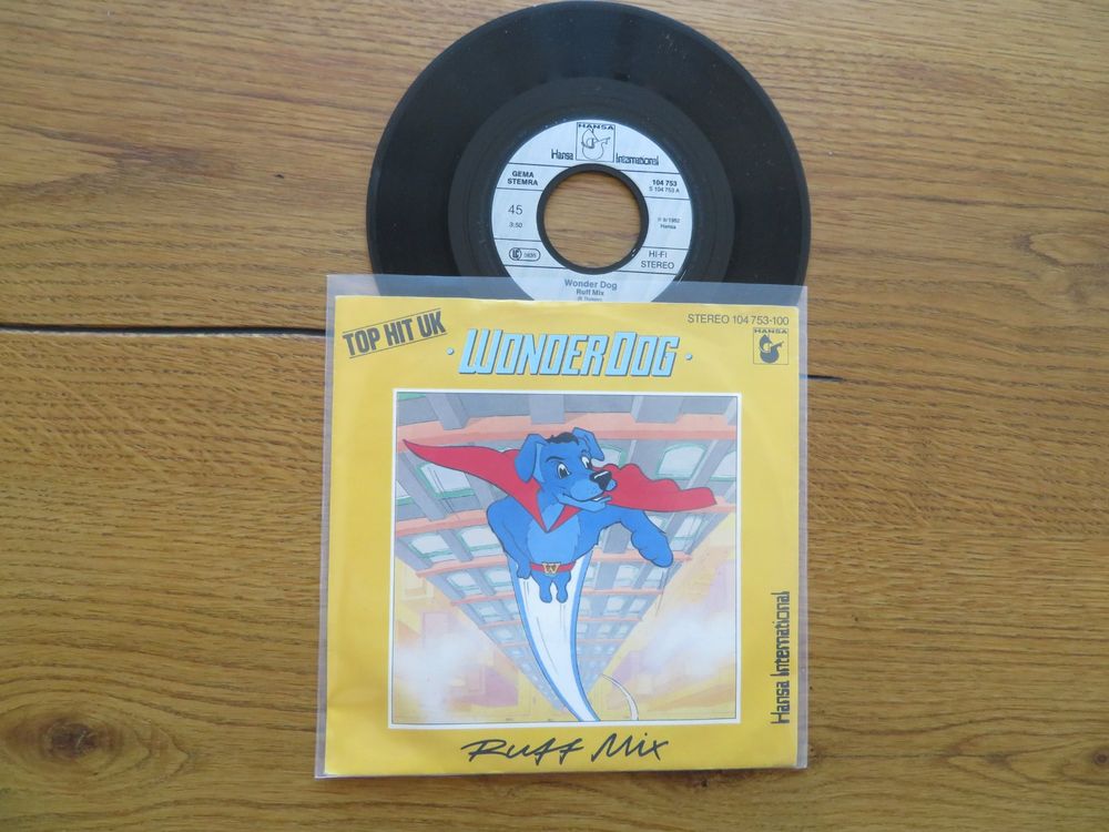 Wonder Dog - Ruff Mix - Single Schallplatte - Top Hit (Neu (gemäss ...