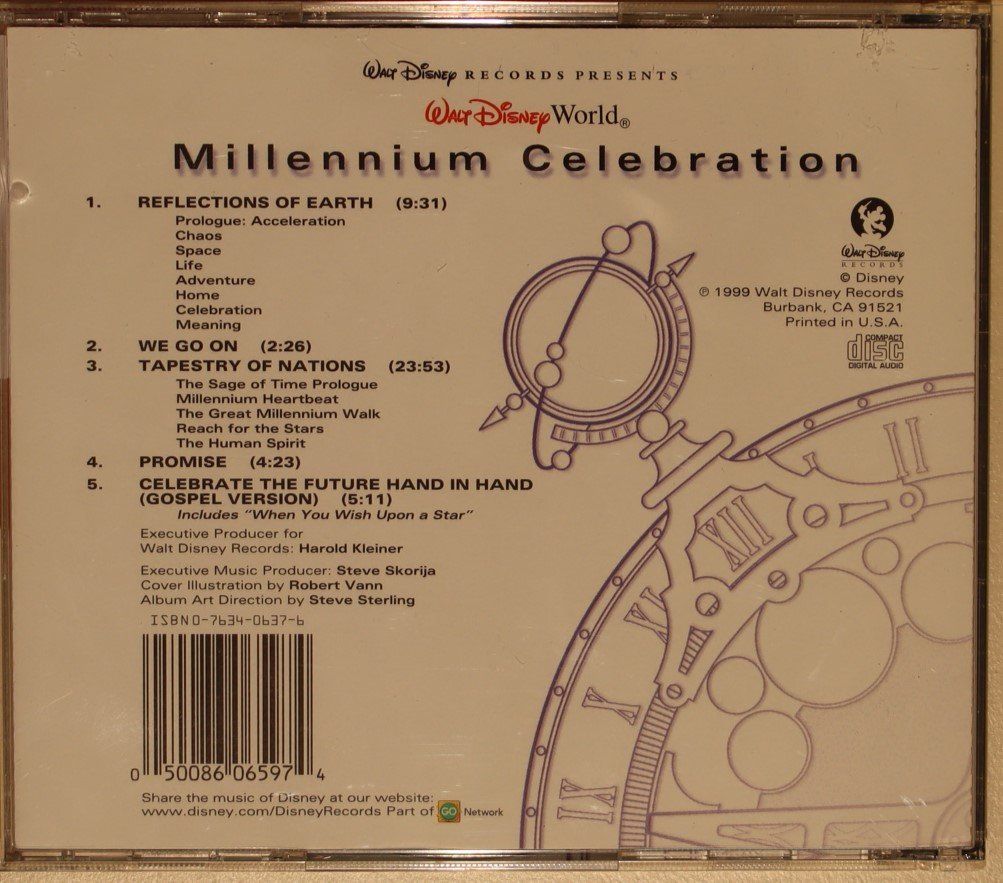 CD: Walt Disney-World – Millenium Celebration – Usato da Luzern venduto da CONTENTI 2