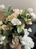 Künstliche Blumen Weiss/Creme Straus