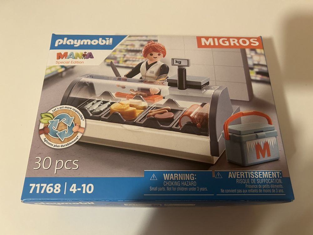 Playmobil 71768 boucherie Migros Mania Spécial Edition NEUF (Neu und originalverpackt) in