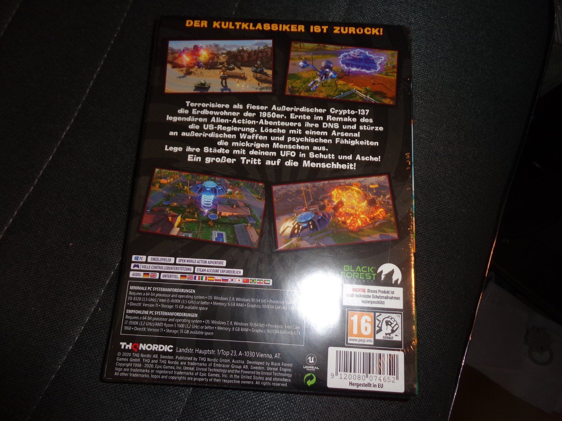Spiele: Destroy All Humans PC NEUWARE – Neu und originalverpackt aus Olten von Disc-Ausverkauf 1