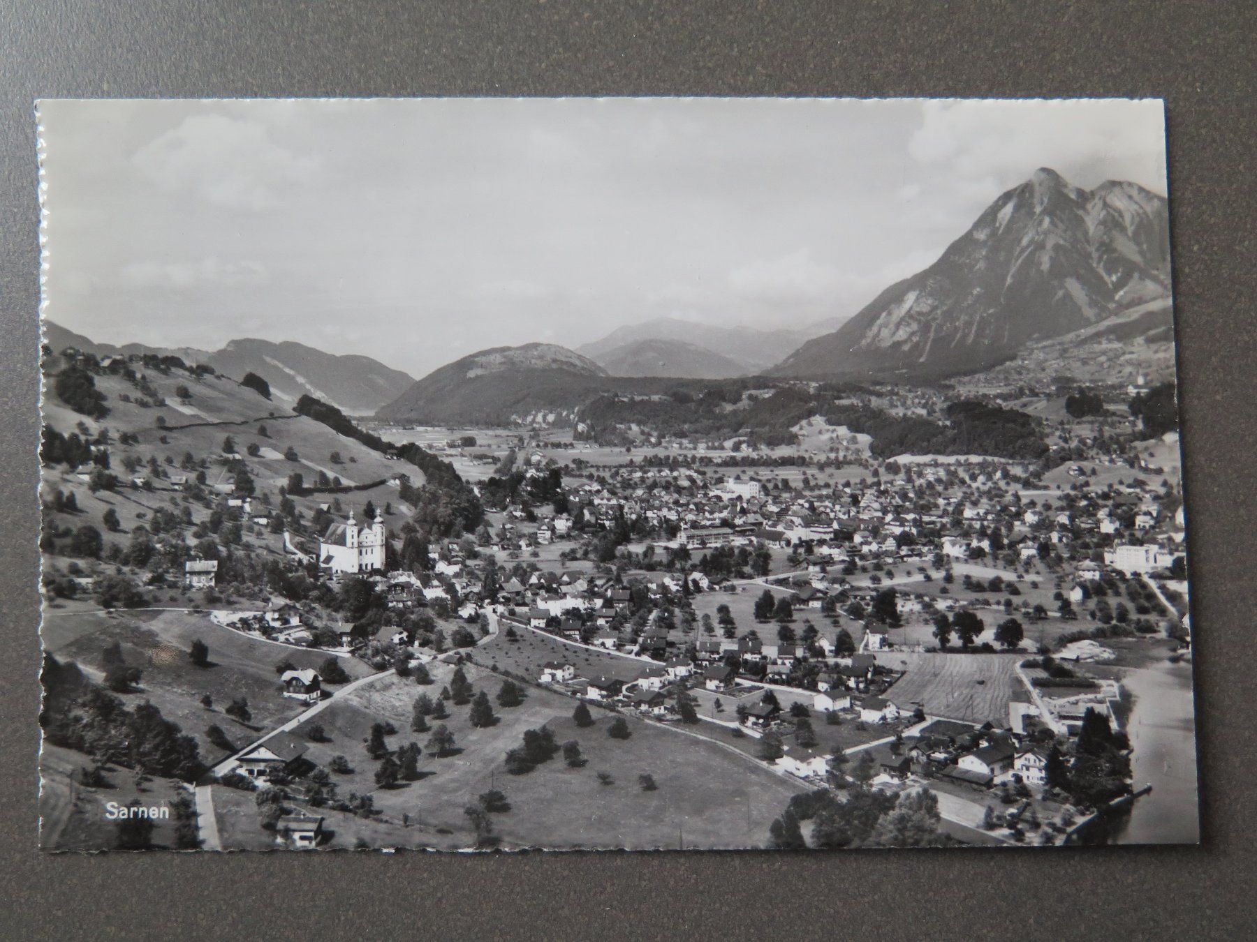 Cartoline postali: SARNEN - FLUGAUFNAHME – Usato da Wittenbach venduto da lipasal