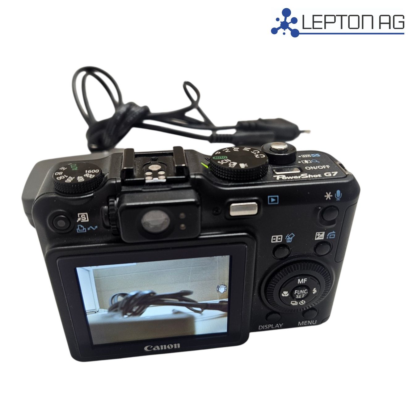 Canon Fotocamera: Canon PowerShot G7 Digitalkamera mit Ladegerät 10.0 MP – Usato da Niederdorf venduto da LeptonAG 4