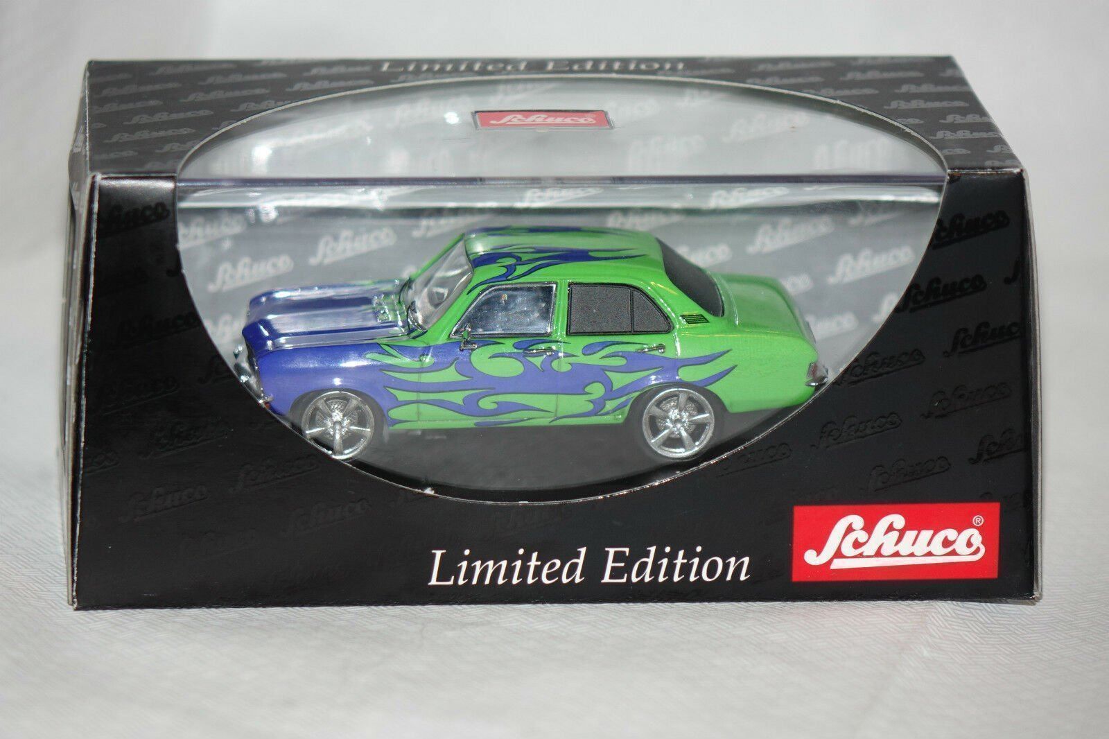 Opel Modellini d'auto: Opel Ascona A 1970-1975 "Tuning Version" hellgrün / blau – Nuovo e nell'imballaggio originale da Gerlafingen venduto da espero88 6