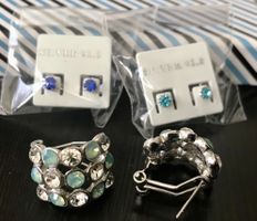 Schönes Set aus Modeschmuck und aus Silber 925 - blau
