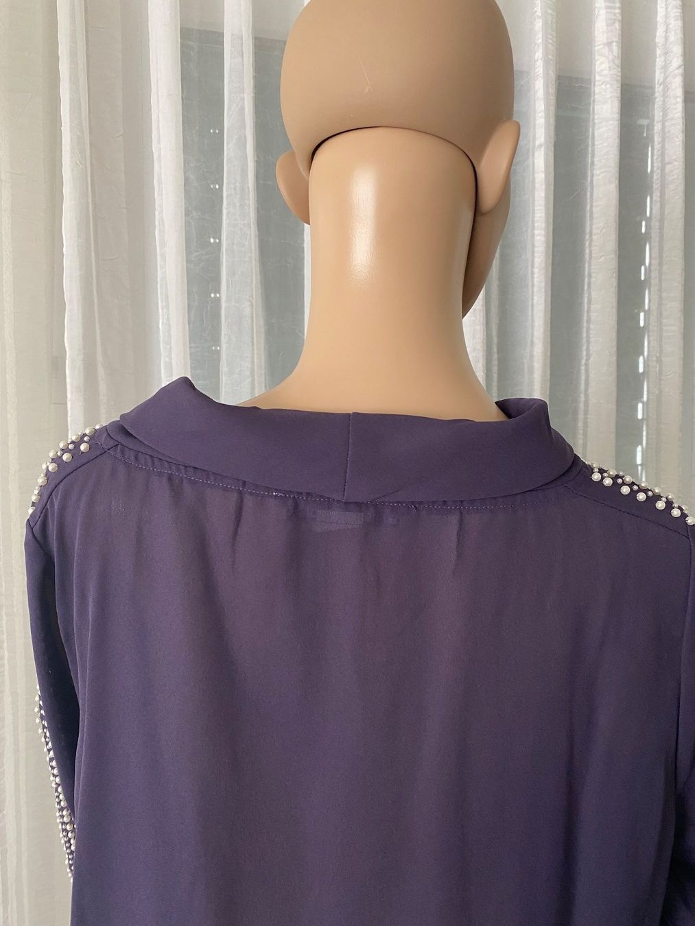 Camicette: ASHLEY BROOKE - einmalige Perlenbluse, violette, L – Nuovo e nell'imballaggio originale da Winkel venduto da ferrari2022 8