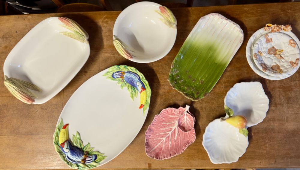 Italienisches Porzellan grosse Servierteller/platten Kaufen auf Ricardo