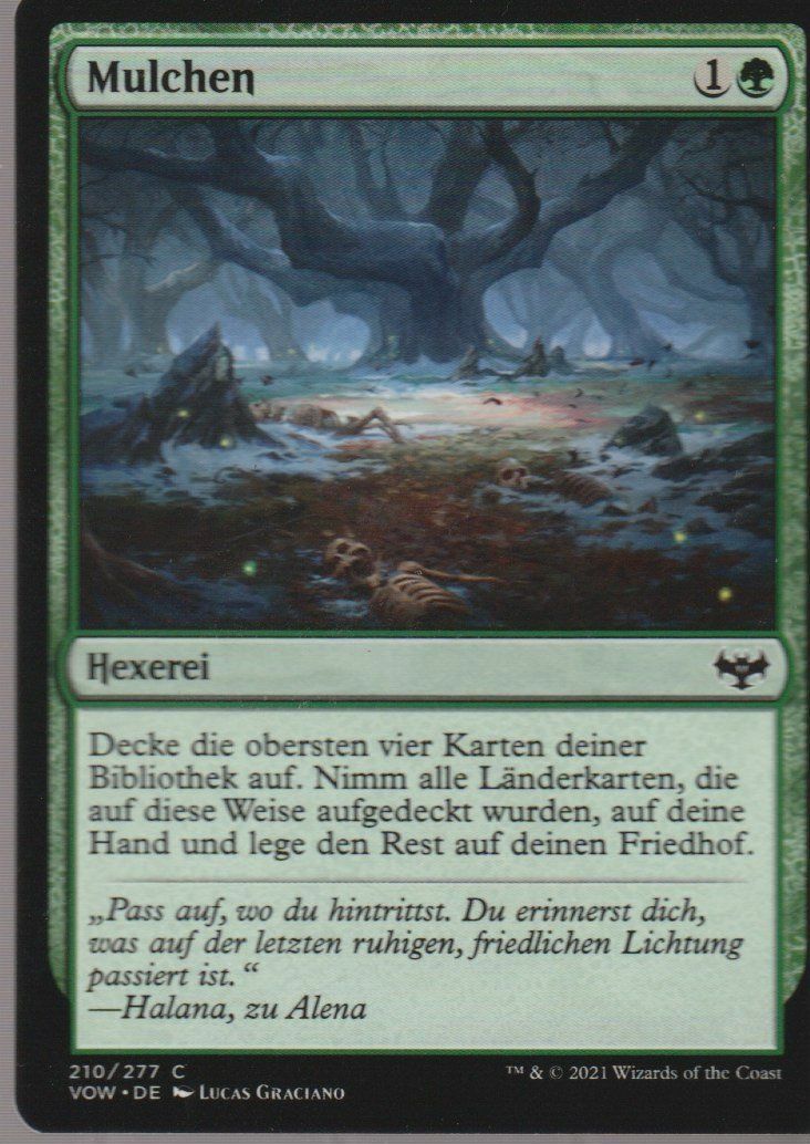 Magic The Gathering Carte collezionabili: TCG Magic The Gathering MTG De VOW 210 Mulchen – Nuovo (secondo la descrizione) da Vezia venduto da Aquarius_Age