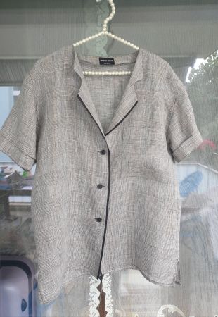 Leinenbluse GIORGIO ARMANI,Ch-Gr.40,120 Fr.