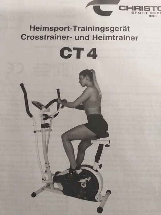 Christopeit Crosstrainer mit Sitz Kaufen CT4 | Ricardo auf
