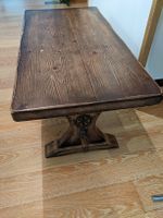table basse en bois artisanale