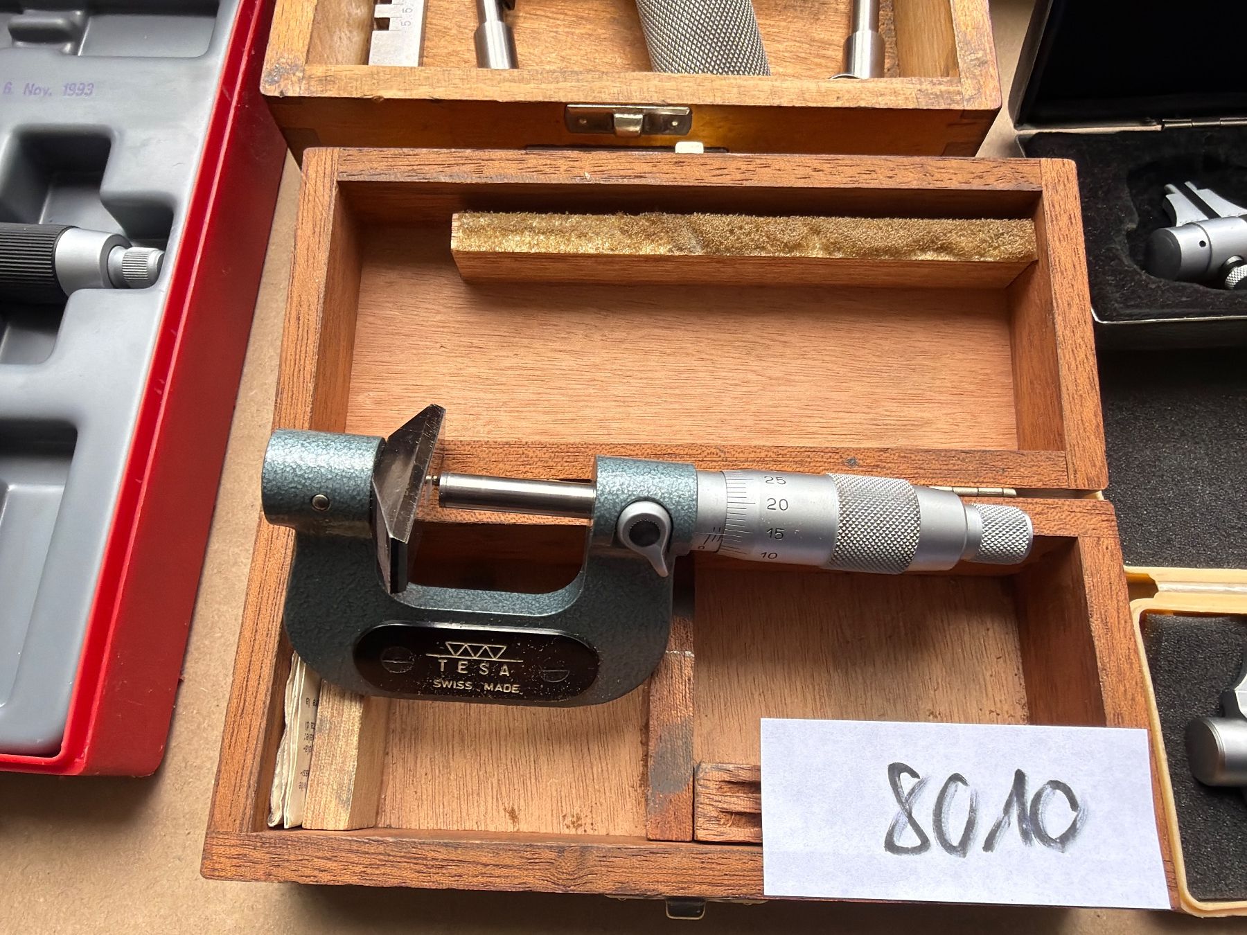Tesa Misurare: Präzisionsmessinstrumente, Messschieber, Mikrometer, Top – Usato da Necker venduto da liq24 5