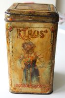 antike Blechdose Cacao Klaus