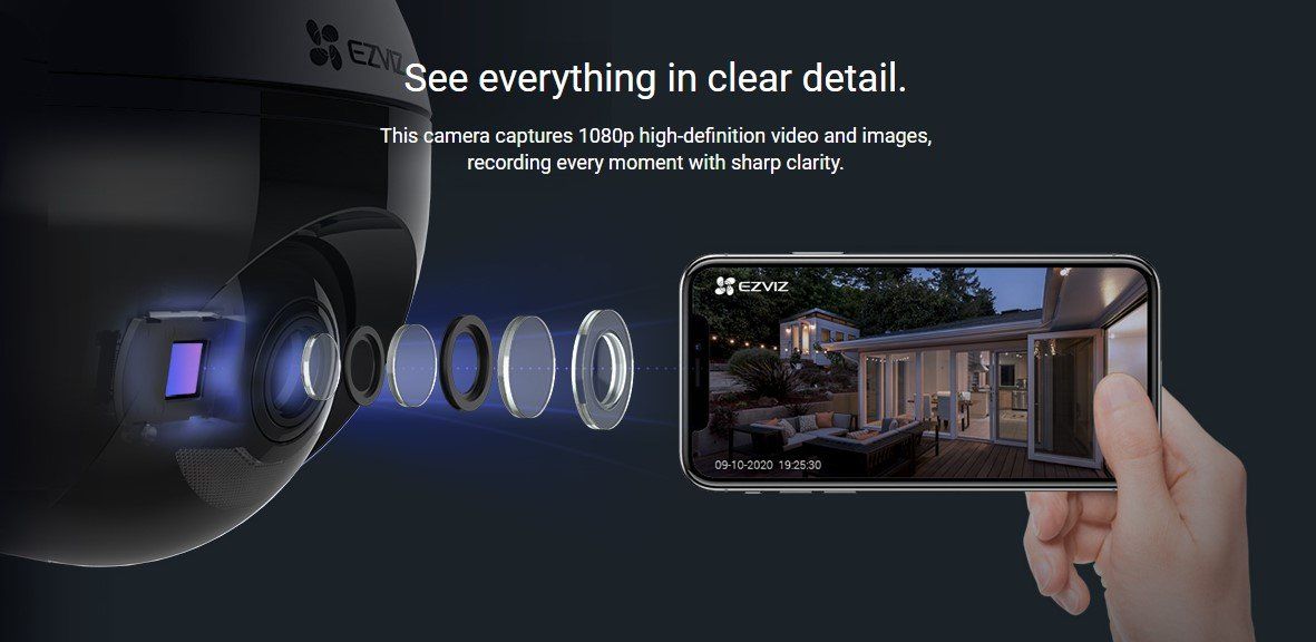 Caméscopes: EZVIZ C8C Smart Home Camera – Neuf avec emballage d'origine à Agno par Olialby 2