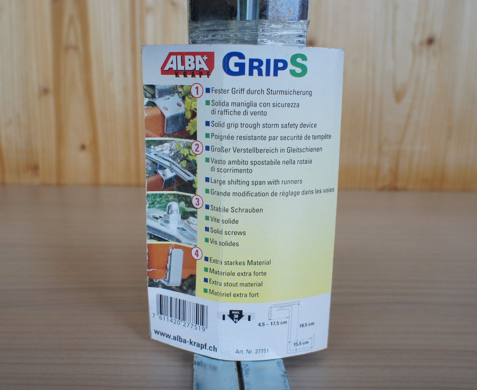 Ferramenta: Blumenkastenhalter Alba Krapf Grip S – Nuovo (secondo la descrizione) da Einigen venduto da Seeland2ndHand 4