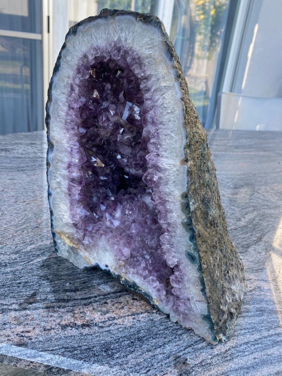 Pierres précieuses: Amethyst Geode Kristall Druse – D'occasion à Freienstein par 16pfischti