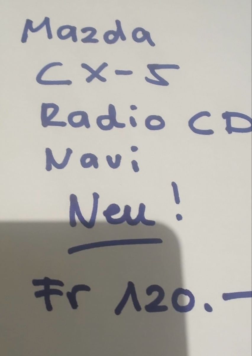 Mazda Alle Autoersatzteile: Mazda CX-5 Radio CD Navi neu – Neu (gemäss Beschreibung) aus Sursee von Since1975 3