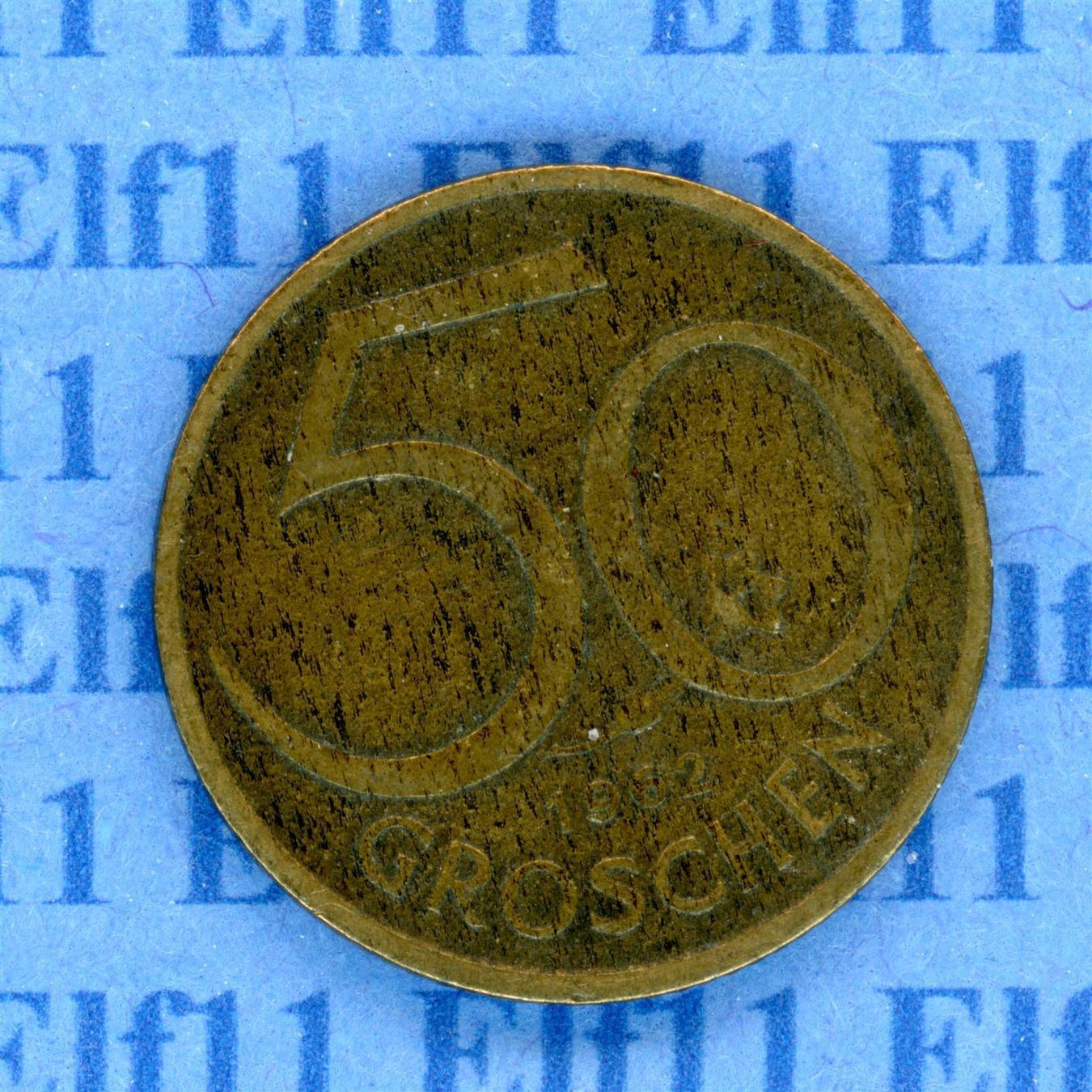 Tutti le monete: ATS___0.50 1962 ss 50 Groschen – Usato da Widnau venduto da Elf11