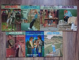 Jaunes 1 à 7 (3 à 7 en EO)