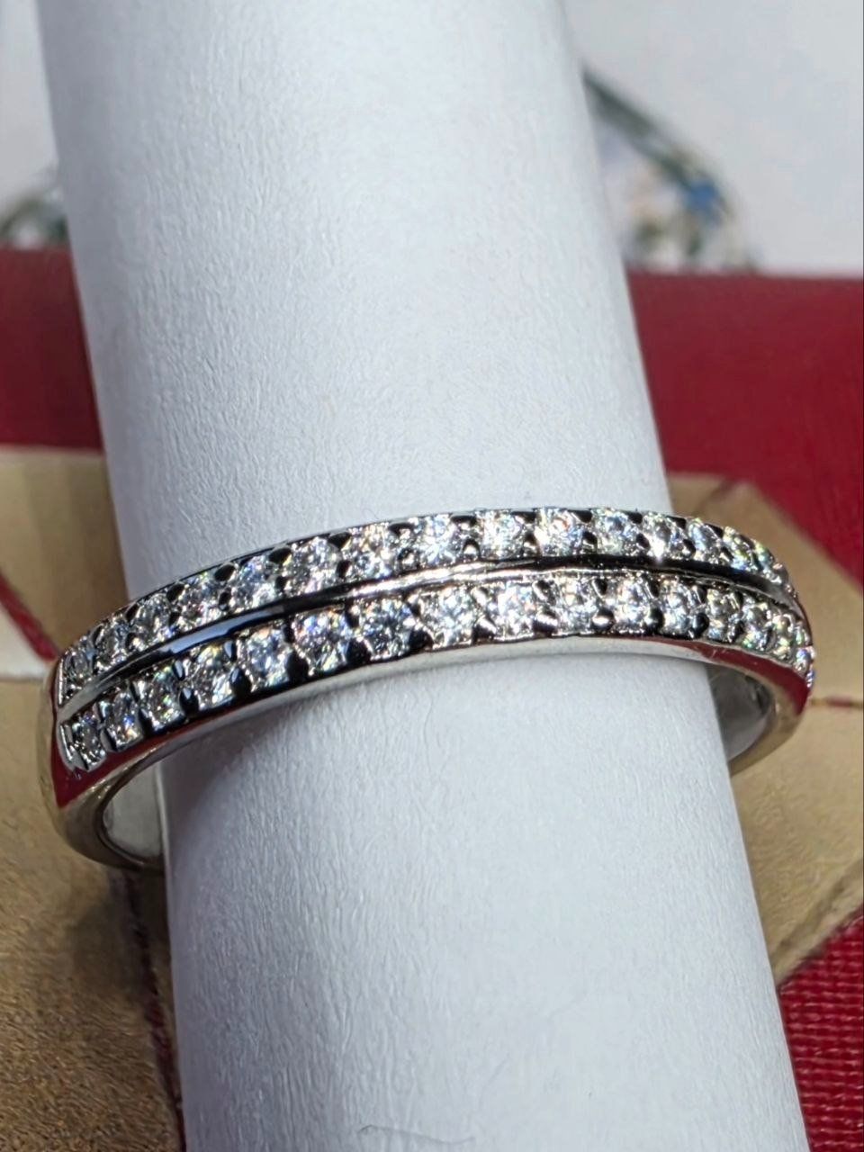 Bagues: Bague argent avec diamants de moissanite certifiés GRA – Neuf avec emballage d'origine à Reconvilier par Tsma67 5