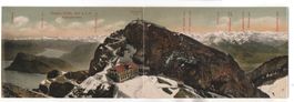 2-teilige Panoramakarte PILATUS-KULM