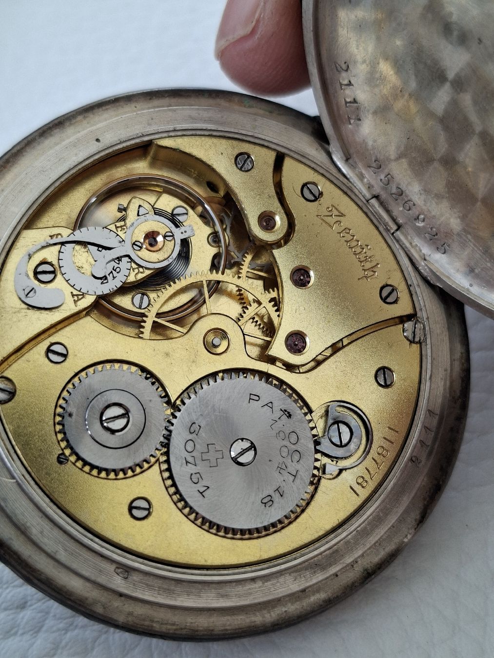 Zenith Orologi: Montre gousset Zenith argent 0.800  – Usato da Sierre venduto da Bestdeal21 4