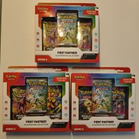 3x Pokémon First Partner Illustration Collection Series 2 EN