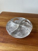 4 Teelichthalter Glasi Hergiswil, je ca 10x15x3.5cm