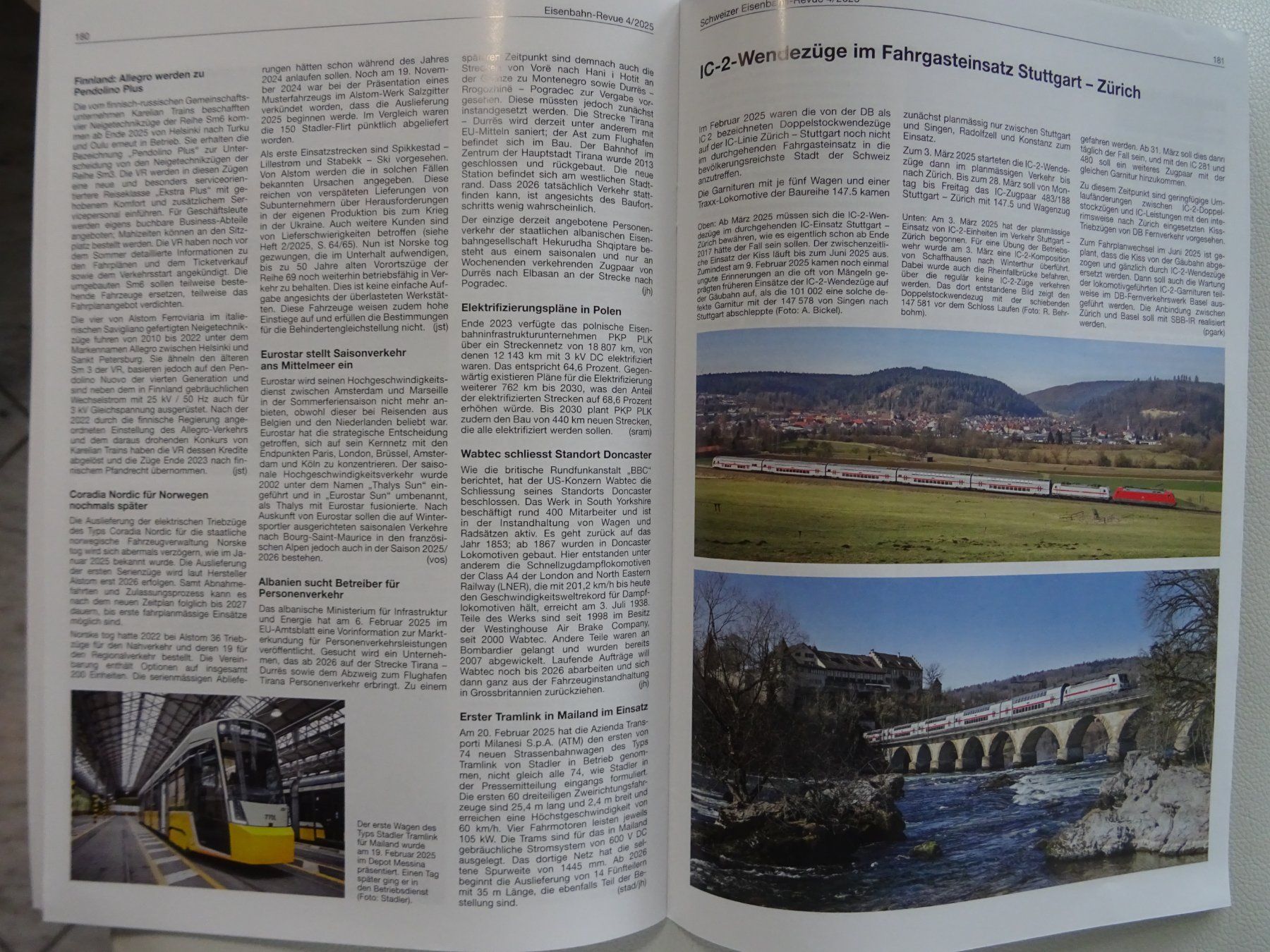 Riviste & Magazine: Schweizer Eisenbahn-Revue 4/2025 – Nuovo (secondo la descrizione) da Teufen AR venduto da Brandan2171 9