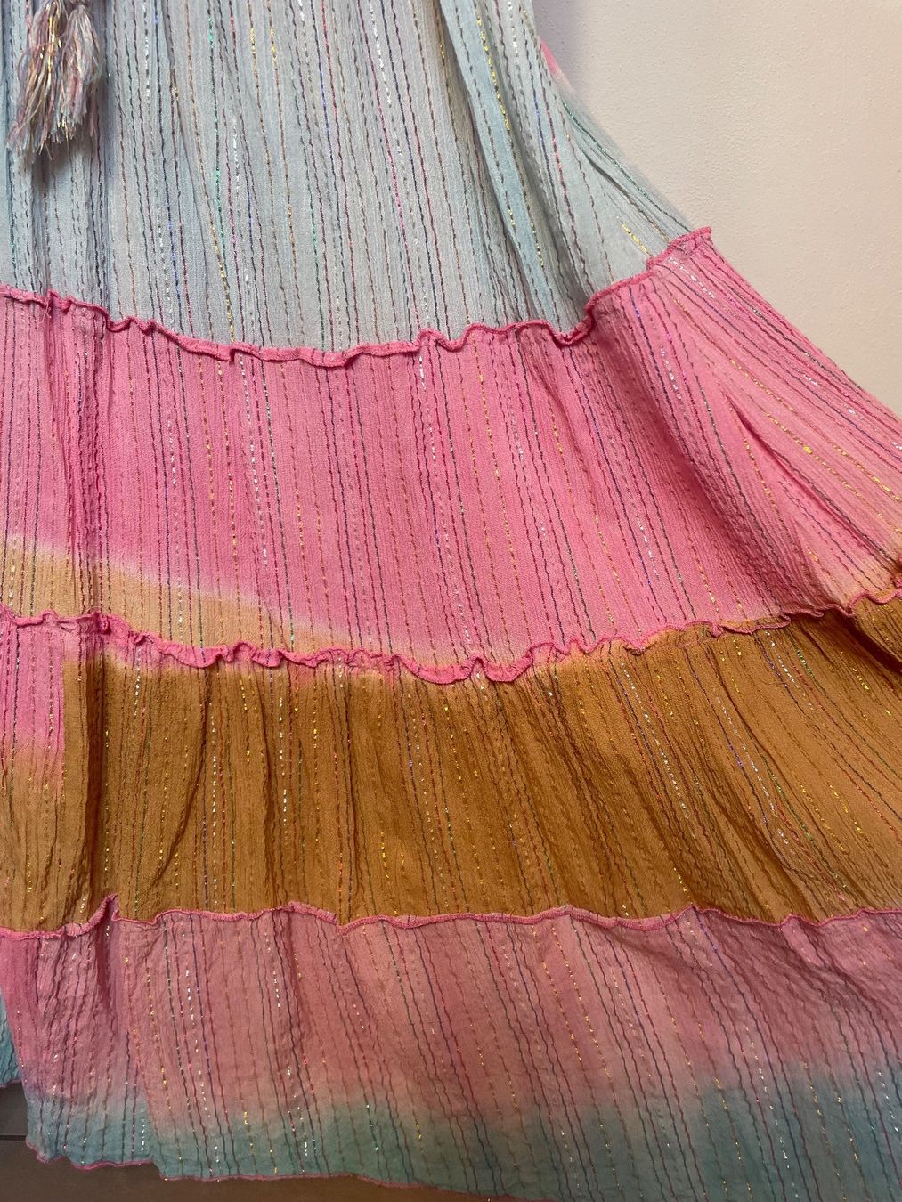 Kleider: Boho Maxikleid mit Pailletten und Glitzerfäden – Neu (gemäss Beschreibung) aus Sigriswil von ck56 7
