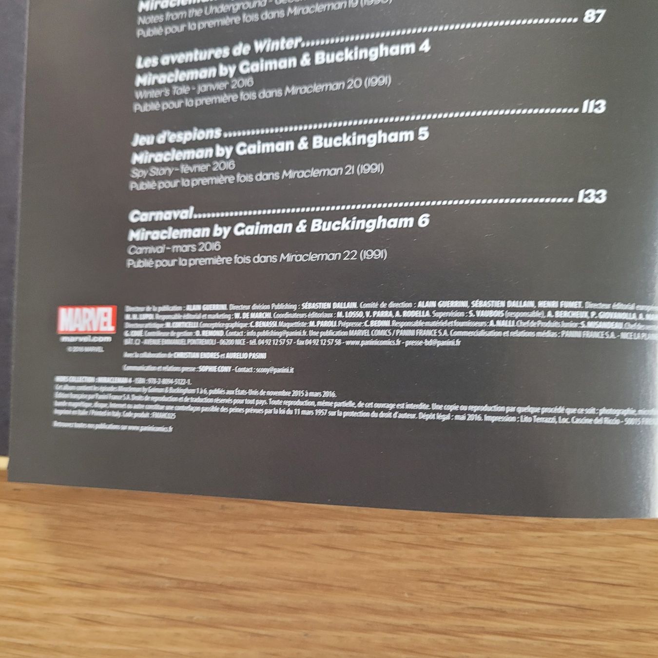 BD: BD EO Miracleman Tome 4 – D'occasion à Biel/Bienne par Destockweb 4