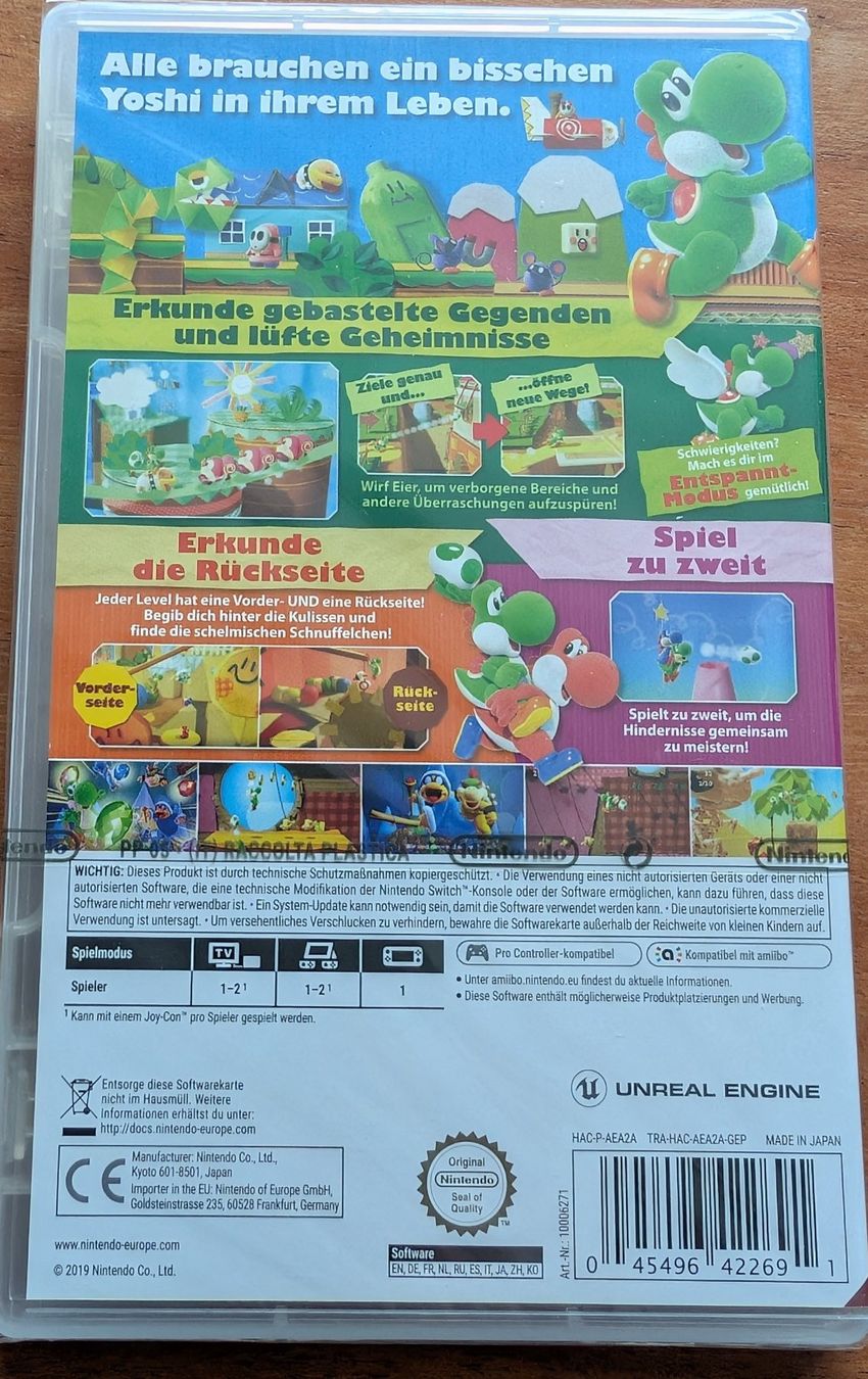 Nintendo Giochi: Neu & OVP: Nintendo Switch Game: yoshi's crafted world – Nuovo e nell'imballaggio originale da Zürich venduto da Milk-and-Chicken 1