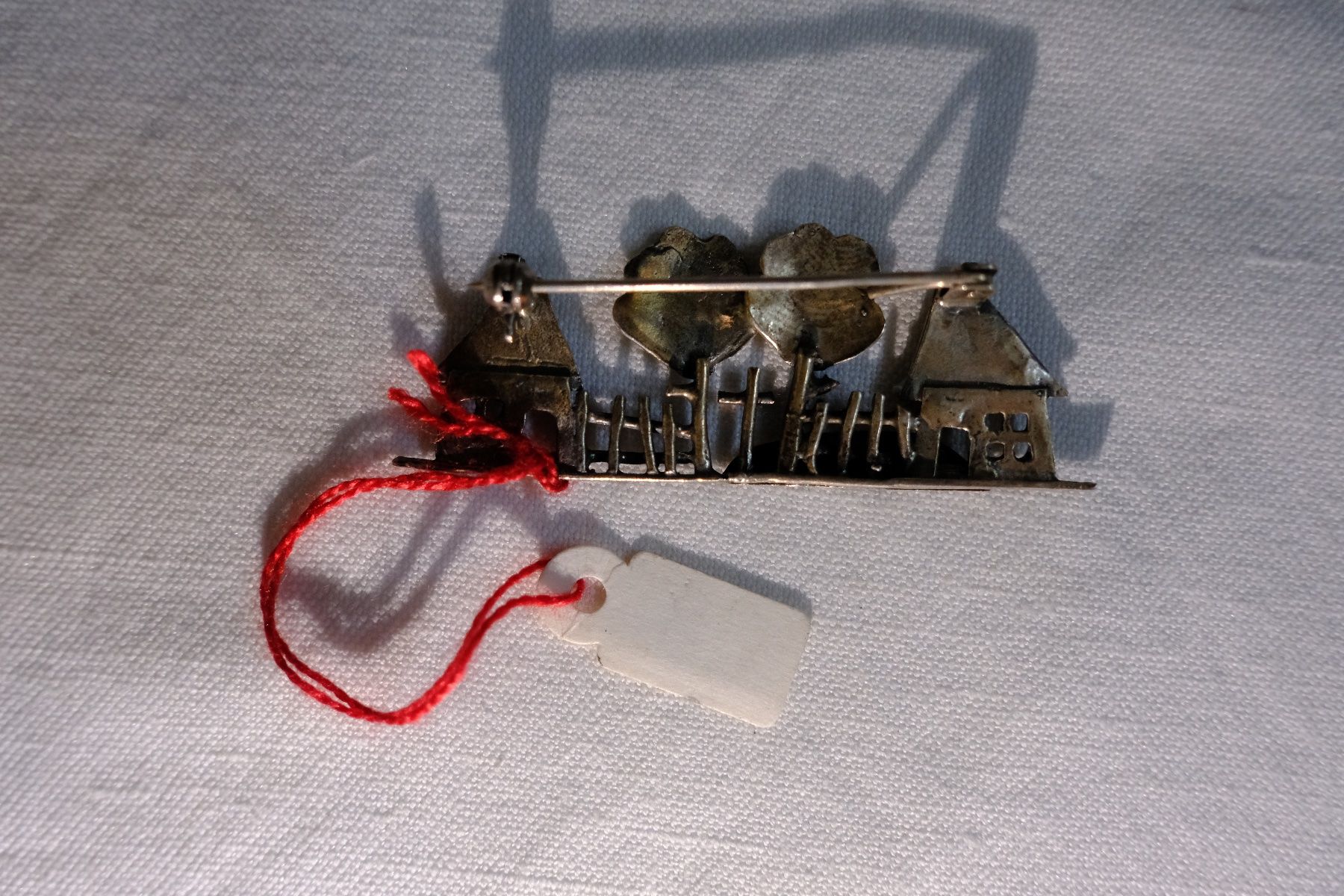 Spille & Fermagli: Silber 925, Sterling Silber - Brosche/Anstecker - Dorf – Nuovo (secondo la descrizione) da Fribourg venduto da Silver_Wat 1