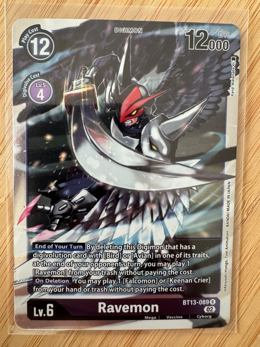 Digimon Ravemon Karte, TCG, Trading Card Game (Neu (gemäss Beschreibung ...