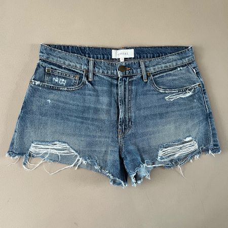 THE GREAT „The Cut Off Short“ Jeansshorts | Neupreis 375.-💙
