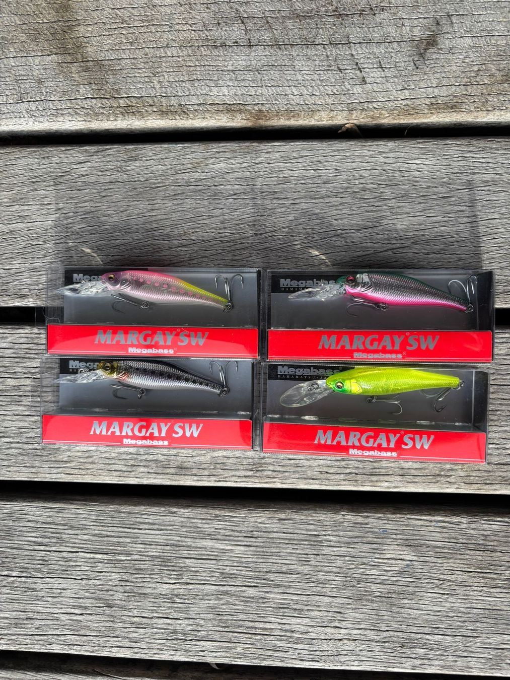 Megabass Esche: 4 x Margay SW Megabass – Nuovo e nell'imballaggio originale da Kerns venduto da kai_nsb7