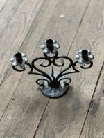 Candelabro vintage in ferro battuto per 3 candele!