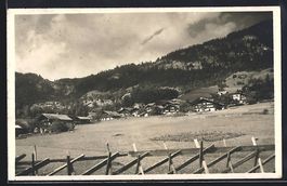 AK Hohfluh, Ortspartie mit Zaun, 1920