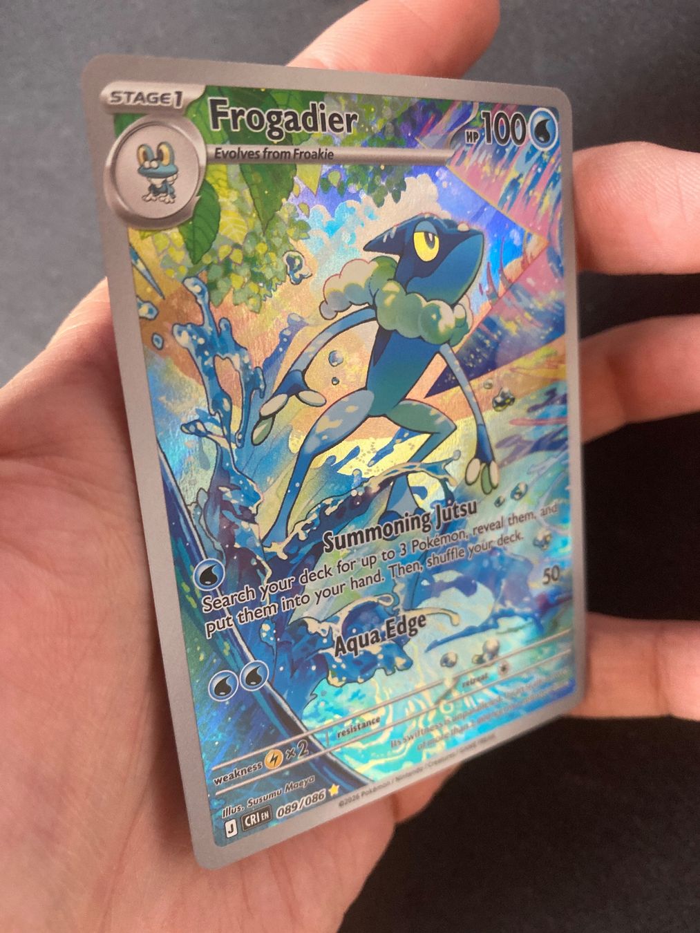 Pokémon Sammelbilder & Trading cards: Frogadier  89 - Amphizel - Chaos Rising - EN – Neu (gemäss Beschreibung) aus Hausen AG von Shrade 1