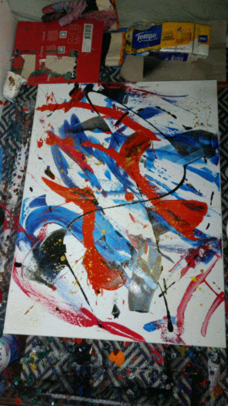 Dipinti: "CHAOS VOID" 60X80 – Nuovo e nell'imballaggio originale da Bellinzona venduto da ARCAOS.ART 4