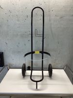 Gasflaschenwagen Stahl schwarz mit Kette- Wiitergäh