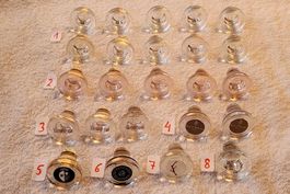 Glas Stopfen von Weinflaschen (wahlweise, pro Stück Fr.0.50)