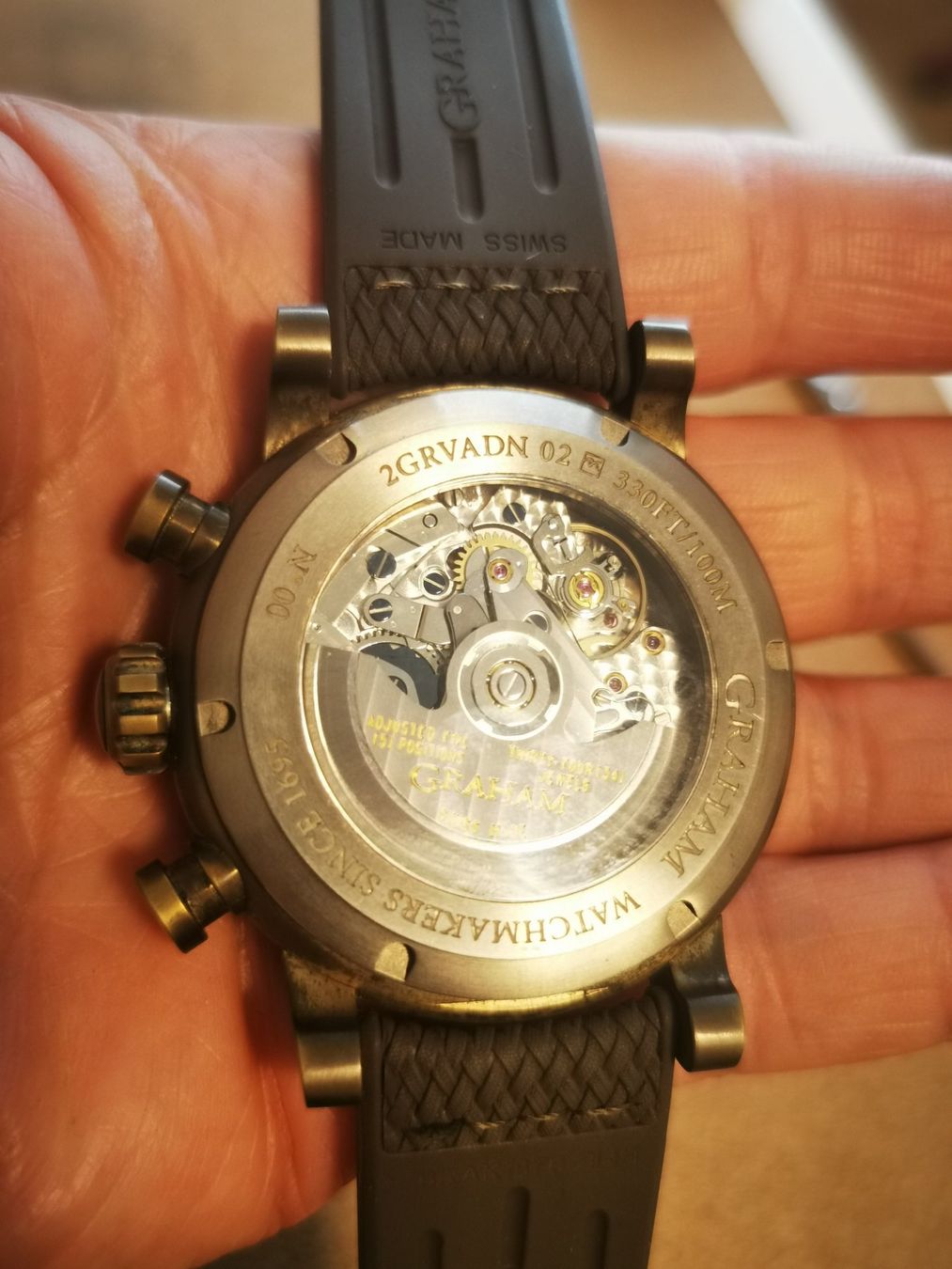 Graham Orologi: Graham Swordfish "Bronze & Smaragd green" NEW & FULLSET – Nuovo e nell'imballaggio originale da Bellmund venduto da nikitanikita 8