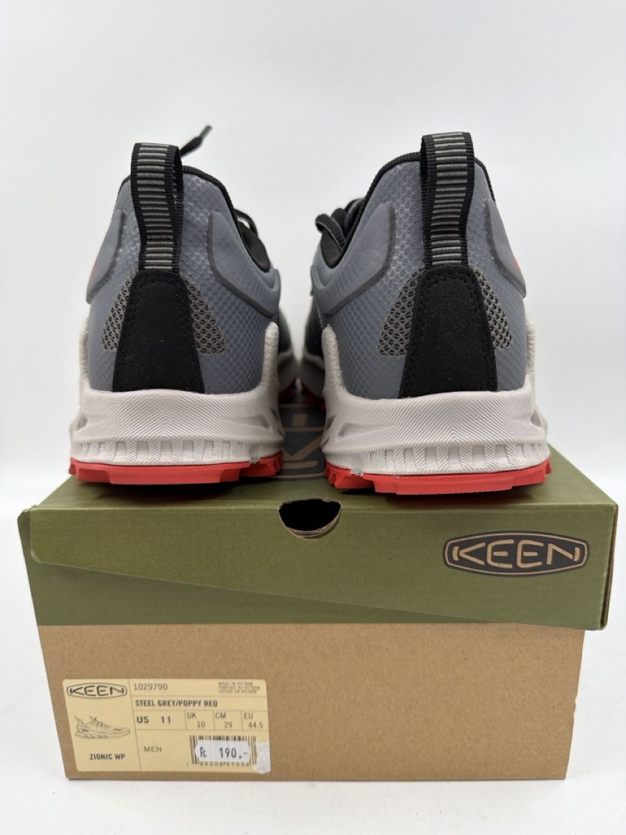 Keen Scarpe da uomo: Keen Zionic WP, Grau/Rot, Grösse 44.5 - Neu! – Nuovo e nell'imballaggio originale da Sirnach venduto da Fkobi 6