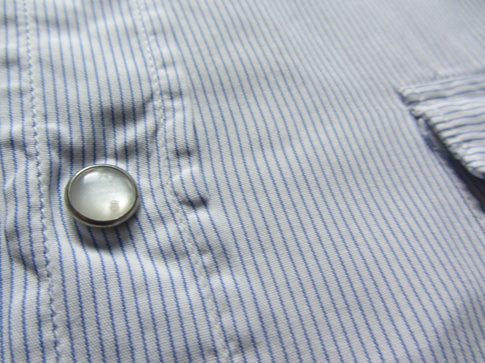 Camicie: UNFAMOUS - Hemd blau-weiss gestreift M – Usato da Zürich venduto da Diazaio 3
