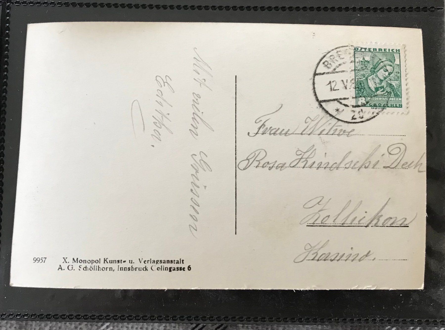 Cartoline postali: Pfändlerbahn Blick auf Säntis – Usato da Uznach venduto da Chrisanteme 1