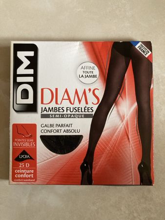 Neue DIM Strumpfhose Diam's semi-opaque 25 Denier, schwarz